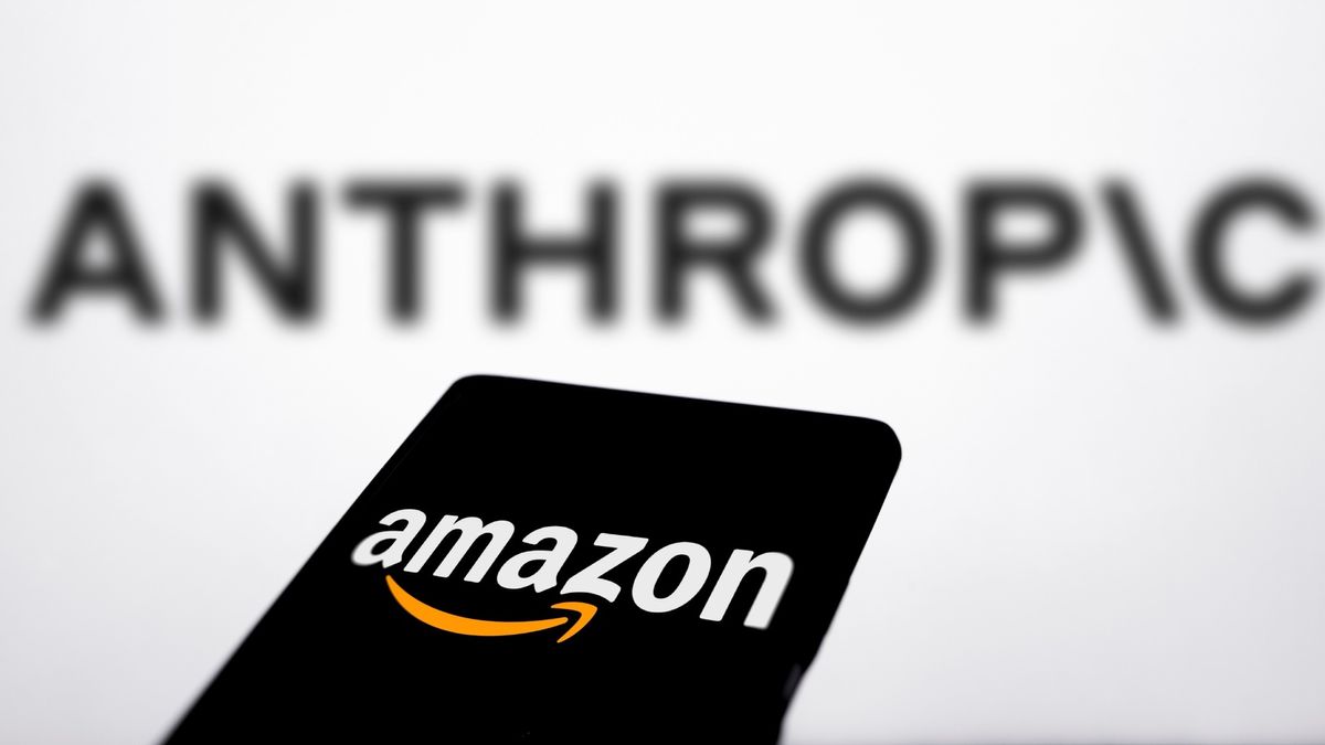 Amazon and Anthropic logo