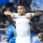 Lautaro Martinez of FC Internazionale looks dejected during the Serie A Enilive match between Empoli FC and FC Internazionale at Stadio Carlo Castellani on October 30, 2024 in Empoli, Italy.