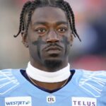 Tavarus McFadden #2 of the Toronto Argonauts ahead of the Grey Cup live stream 2024: How to watch Toronto Argonauts vs Winnipeg Blue Bombers