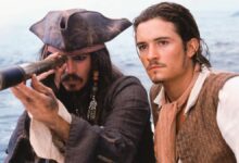 Johnny Depp and Orlando Bloom in &quot;Pirates of the Caribbean: The Curse of the Black Pearl.&quot;