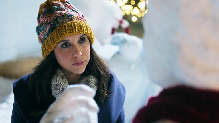 Lacey Chabert in &quot;Hot Frosty&quot; now streaming on Netflix