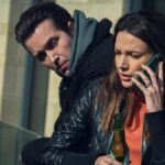 Emmett J. Scanlan and Michelle Keegan (L-R) in Netflix's &quot;Fool Me Once&quot;