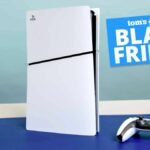 ps5 slim with a Black Friday deals tag