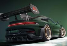 پورشه 911 GT3 RS Man جدید باله کوسه ای بزرگ دارد