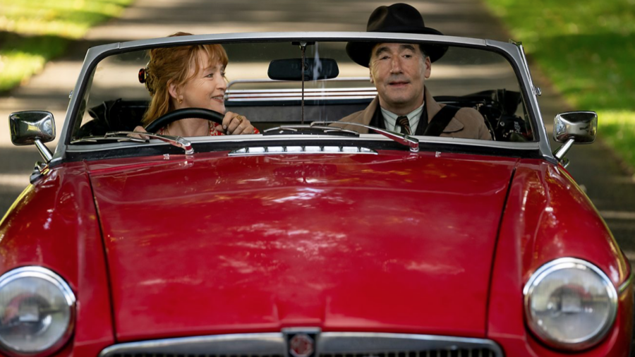 Susan Ryeland (played by Lesley Manville) and Atticus Pünd (Timothy McMullan) are on the case in &quot;Moonflower Murders&quot;