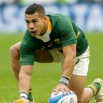 Cheslin Kolbe of South Africa during the ANS - Autumn Nations Series ahead of the Scotland vs South Africa live stream