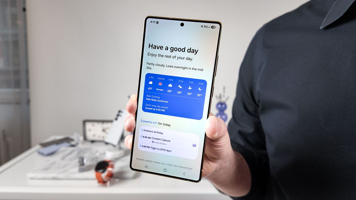 سامسونگ گلکسی S25 در Galaxy AI مدیریت می کند: شما را “دو بار شادتر” می کند سامسونگ گلکسی S25 در Galaxy AI مدیریت می کند: شما را “دو بار شادتر” می کند