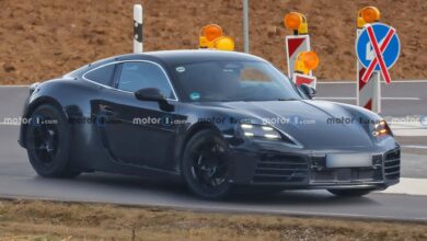 عکس های جاسوسی: پورشه 718 کیمن EV بسیار شبیه تایکان دو در است