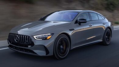 2025 مرسدس-AMG GT63 SE عملکرد 4 کوپه درب: این