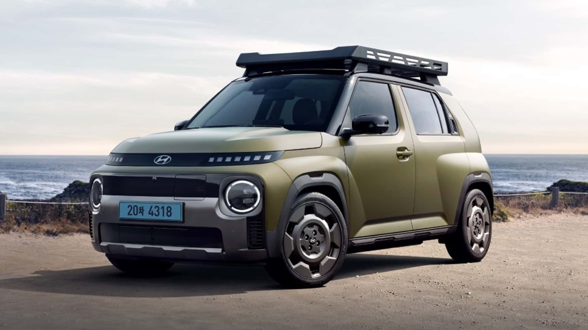 Hyundai Casper Electric Cross یک wannabe زیبا در خارج از جاده است