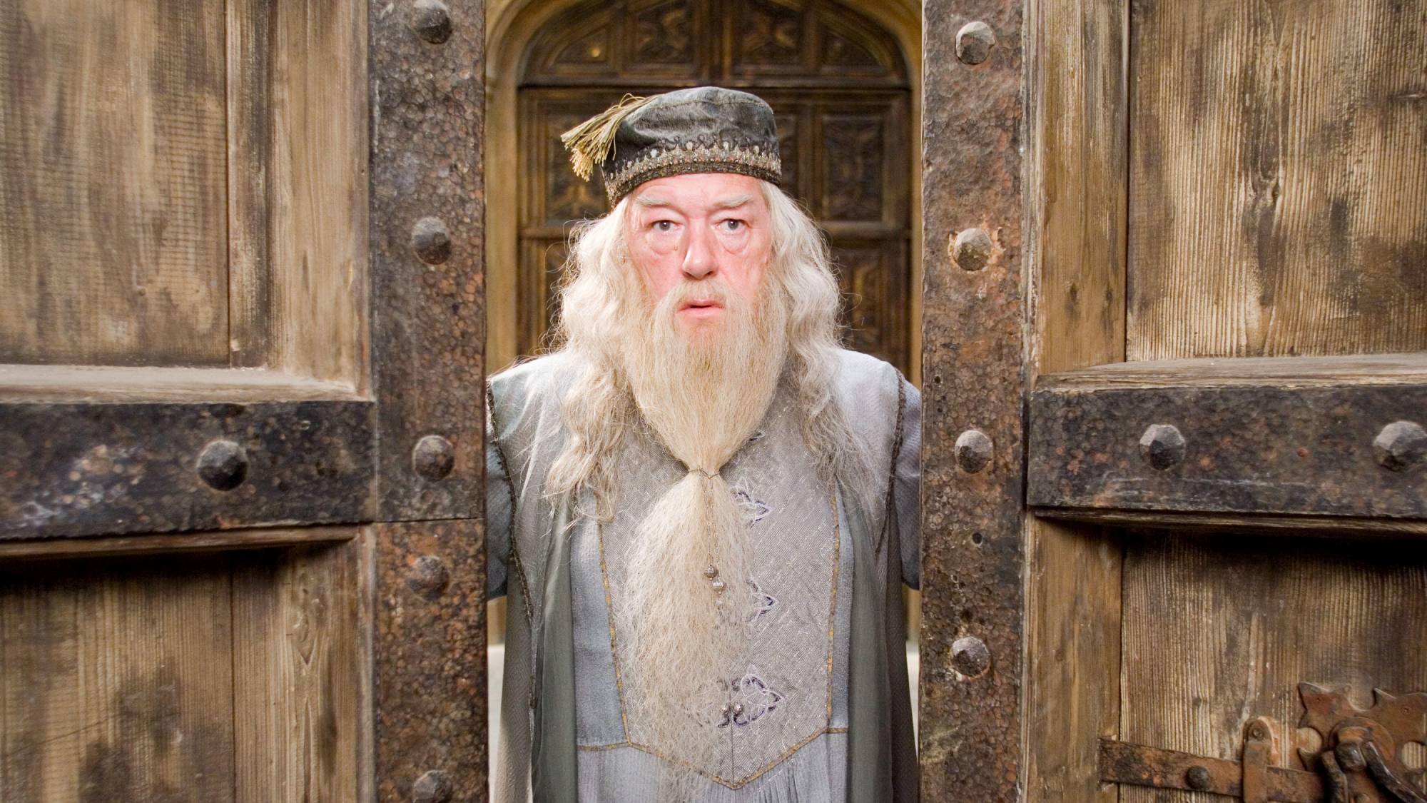 HBO اعلام کرد بازیگران برای راه اندازی مجدد تلویزیون "هری پاتر" - در اینجا Dumbledore ، Snape و موارد دیگر بازی خواهد کرد Michael Gambon as Albus Dumbledore in "Harry Potter and the Order of the Phoenix"