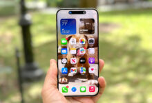 iPhone 15 Pro Max shown in hand