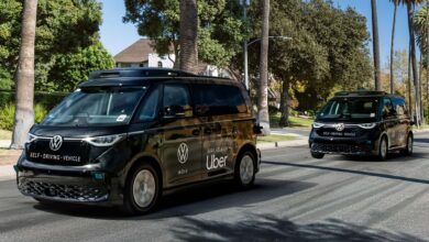هویت جدید VW وسیله نقلیه خودمختار Uber. وزوز